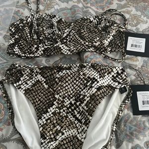 Norma Kamali two piece swimsuit Large